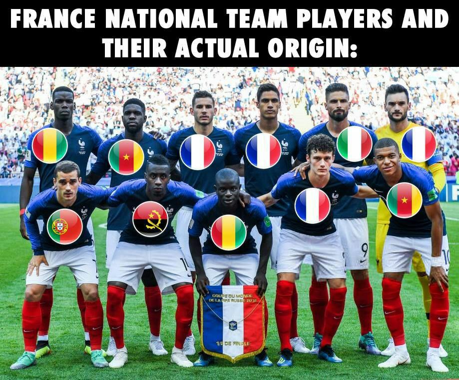 فوتباليست هاي مهاجر فرانسه