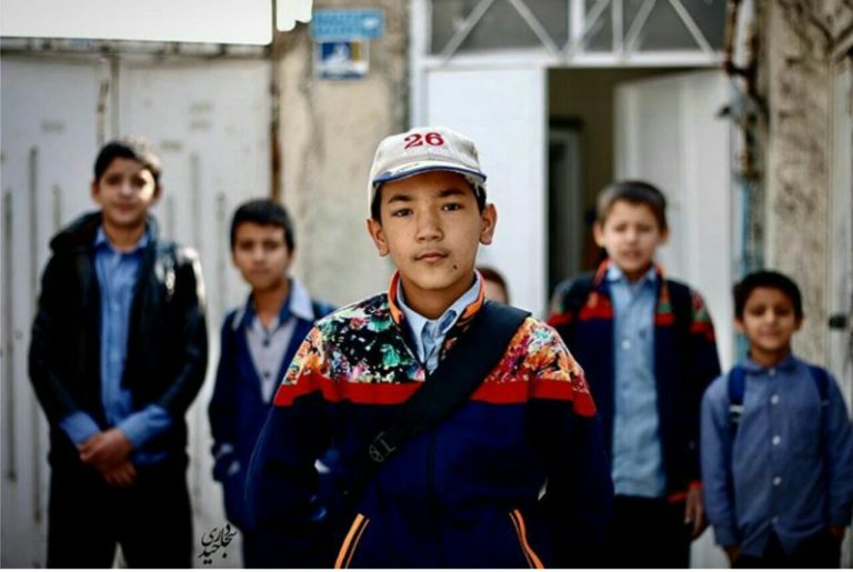 کودکان مهاجر. عکس از سجاد حیدری