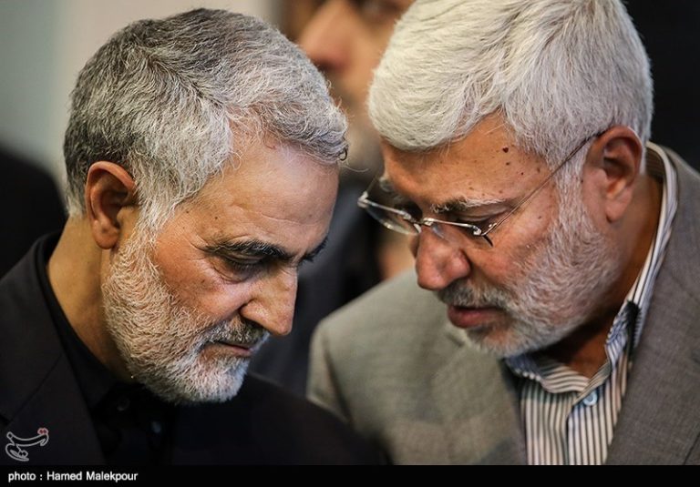 ابومهدی المهندس و حاج قاسم سلیمانی
